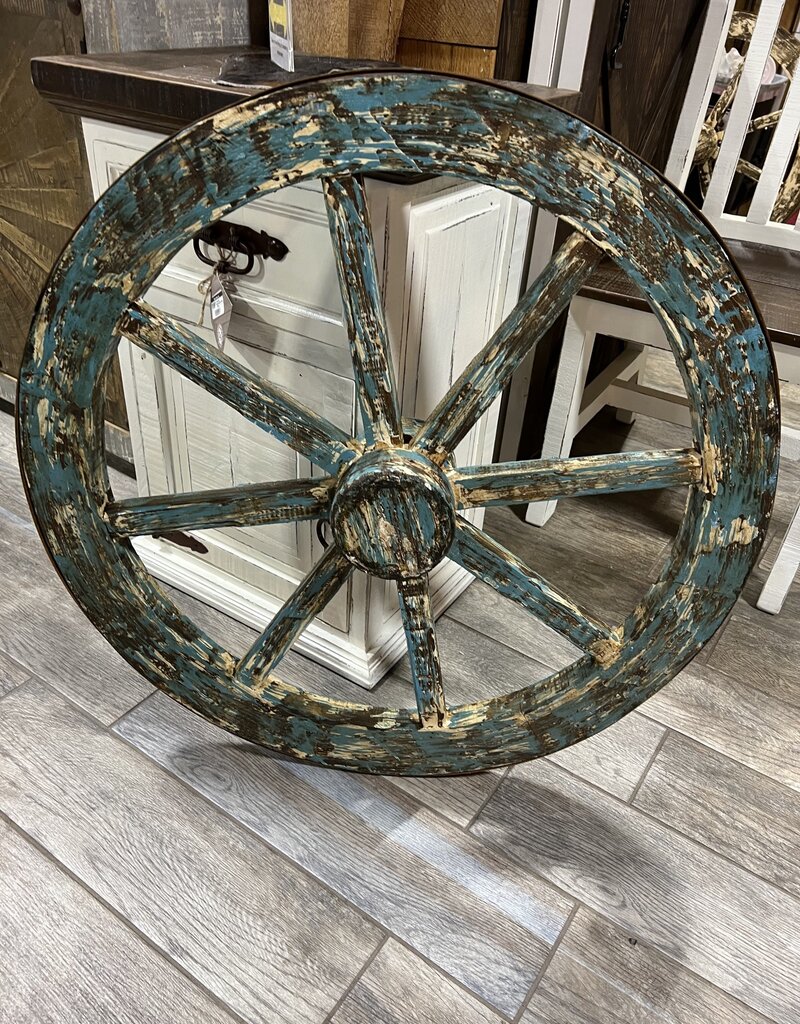 30" Wagon Wheel - Turquoise
