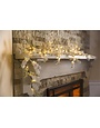 Snowy Pine Garland with 48 Lights 6"