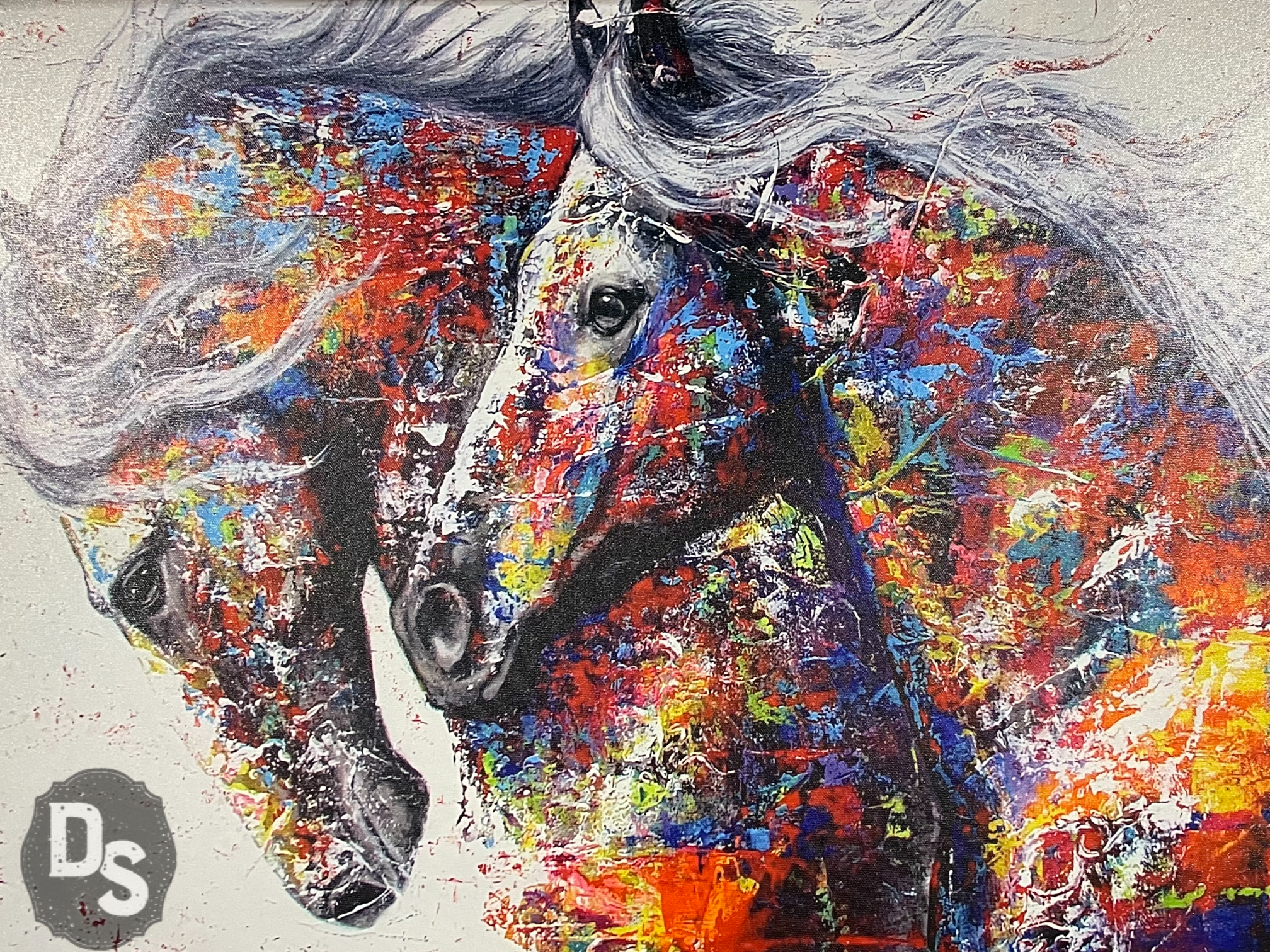 Colorful Horse Pair