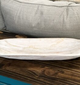 Wooden Bowl - White