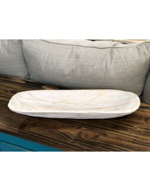 Wooden Bowl - White