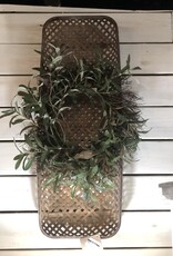 Rectangular Bamboo Basket Weave Trays Medium