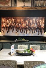 Multi Horse Canvas 3/A