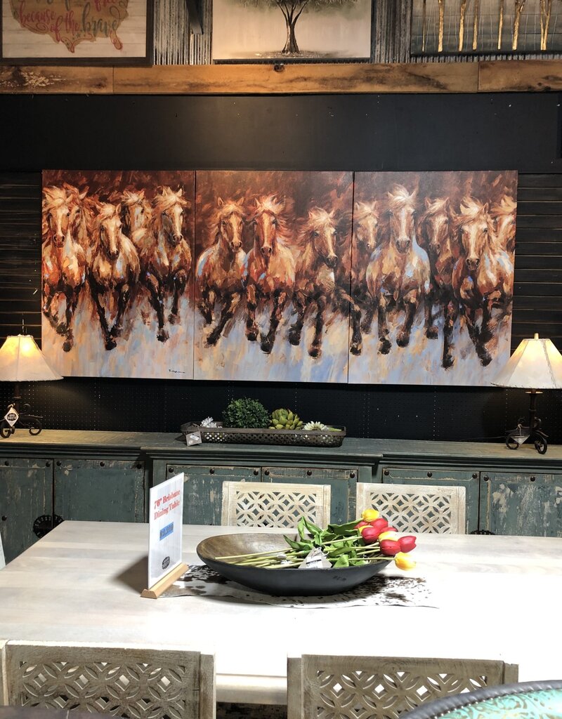 Multi Horse Canvas 3/A