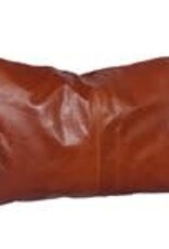 Buckskin Leather Lumbar Pillow 24" x 16"