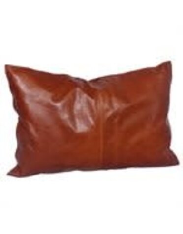 Buckskin Leather Lumbar Pillow 24" x 16"