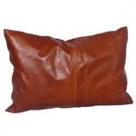 Buckskin Leather Lumbar Pillow 24" x 16"