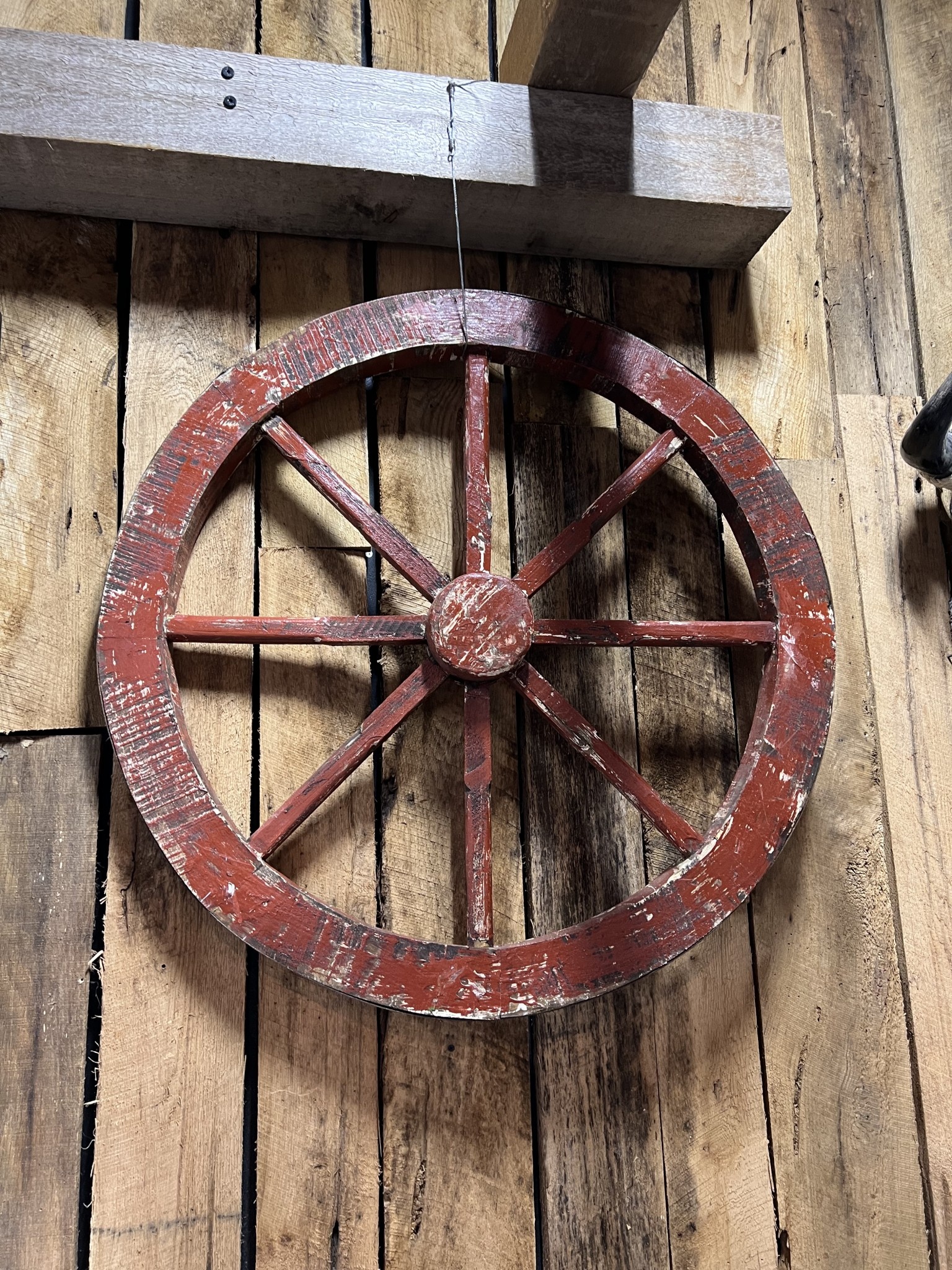 36" Wagon Wheel - Red
