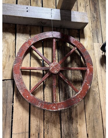 36" Wagon Wheel - Red