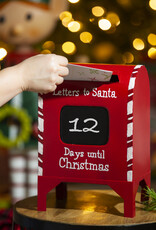 Letters to Santa Mail Box with Chalk Board Countdown