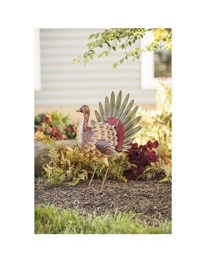 Metal Tom the Turkey Statue