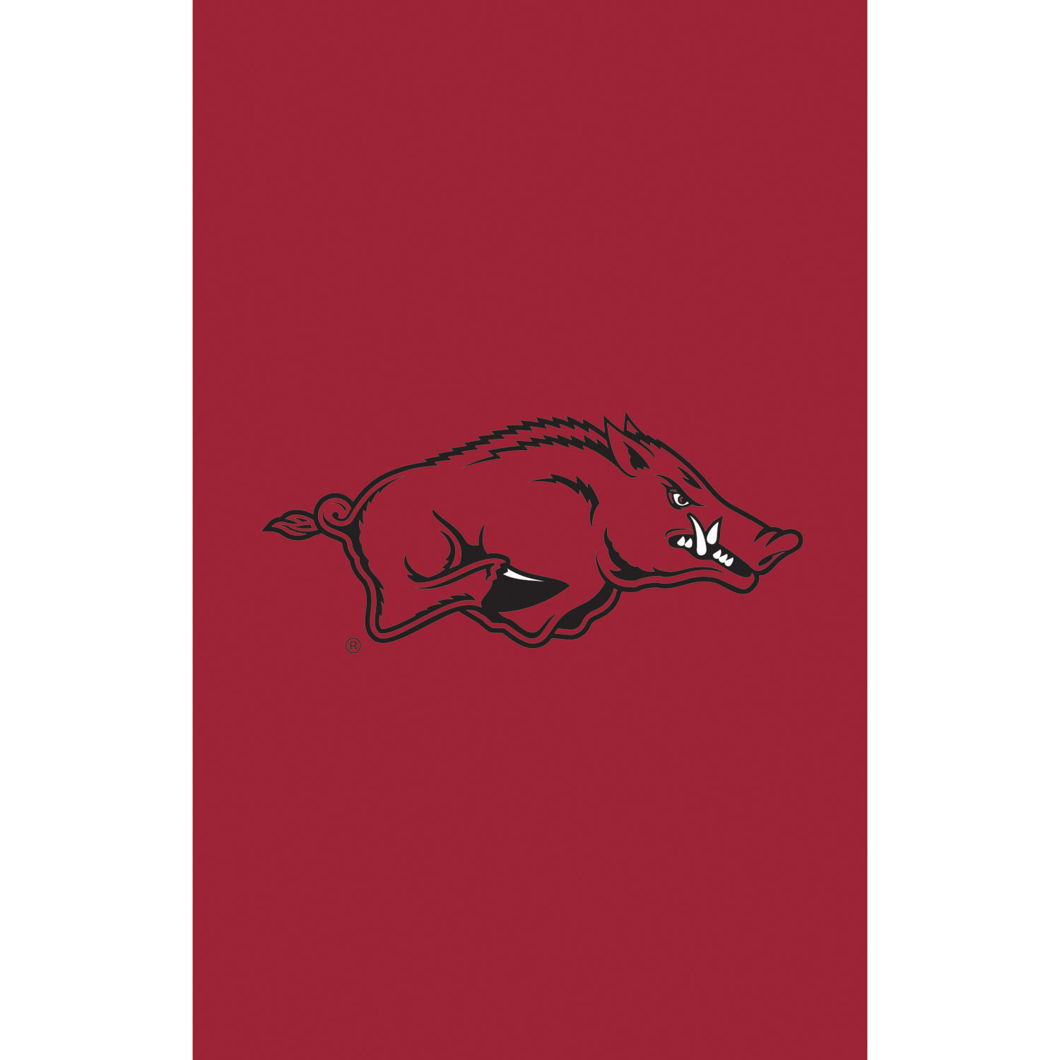 Applique Garden Flag, University of Arkansas