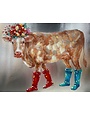 Cow with Rainboots on Chrome