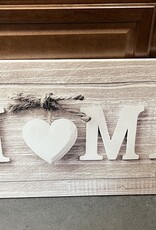 HOME Canvas w/Heart