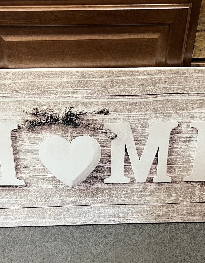 HOME Canvas w/Heart