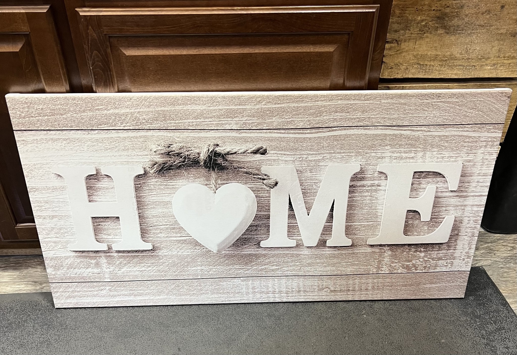 HOME Canvas w/Heart