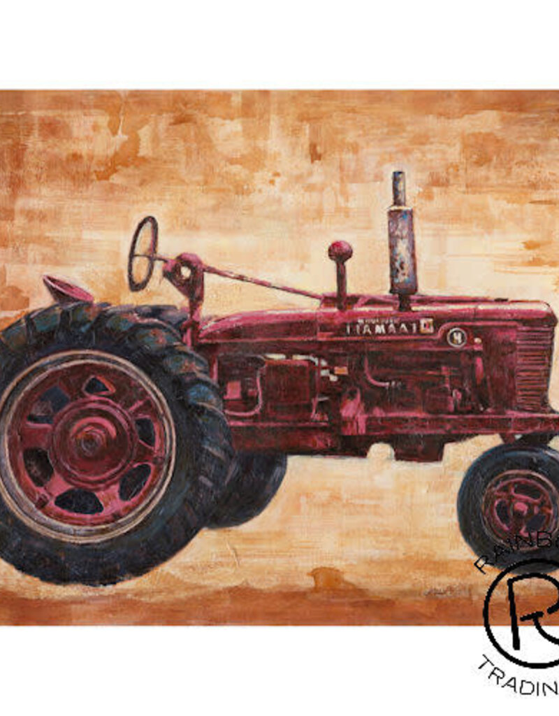 Red Tractor Farm Canvas