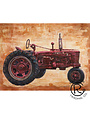 Red Tractor Farm Canvas