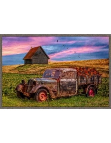 Ol'  Rusty Canvas 18" x 27"