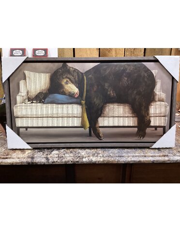 Bearing the Grind 18"x34" Wrapped Framed Canvas