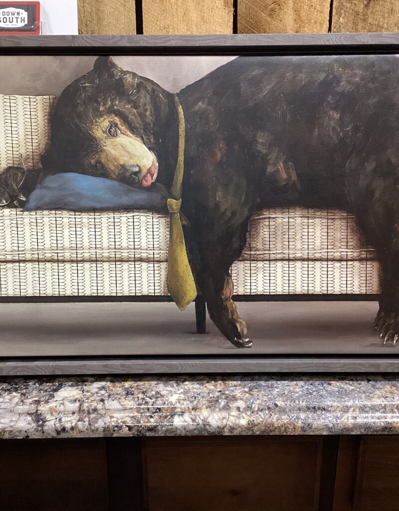 Bearing the Grind 18"x34" Wrapped Framed Canvas