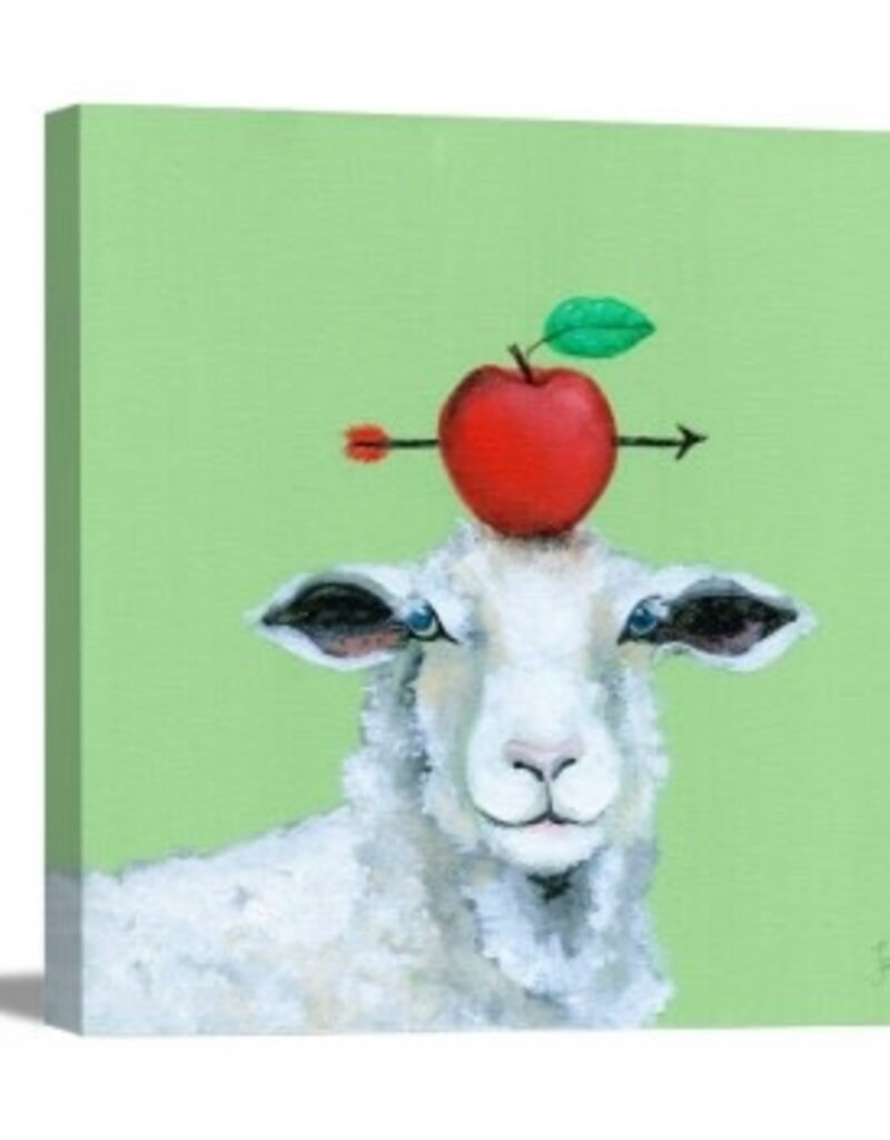 Playful Nature Canvas - Llama  15x15