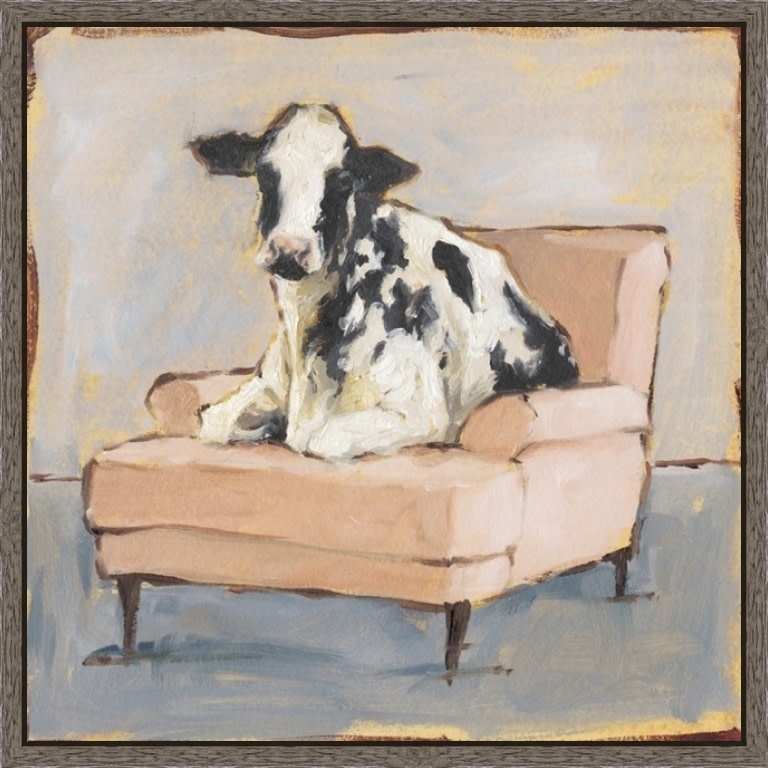 Moo-ving In II Canvas - 36x36