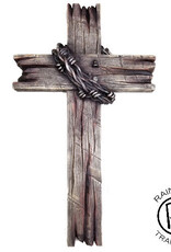 Wood W/Barbwire Wall Cross
