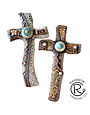 Flower W/Concho Wall Cross 1/A