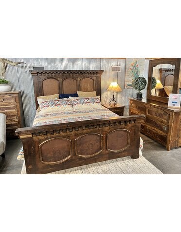 Rusty King Bed