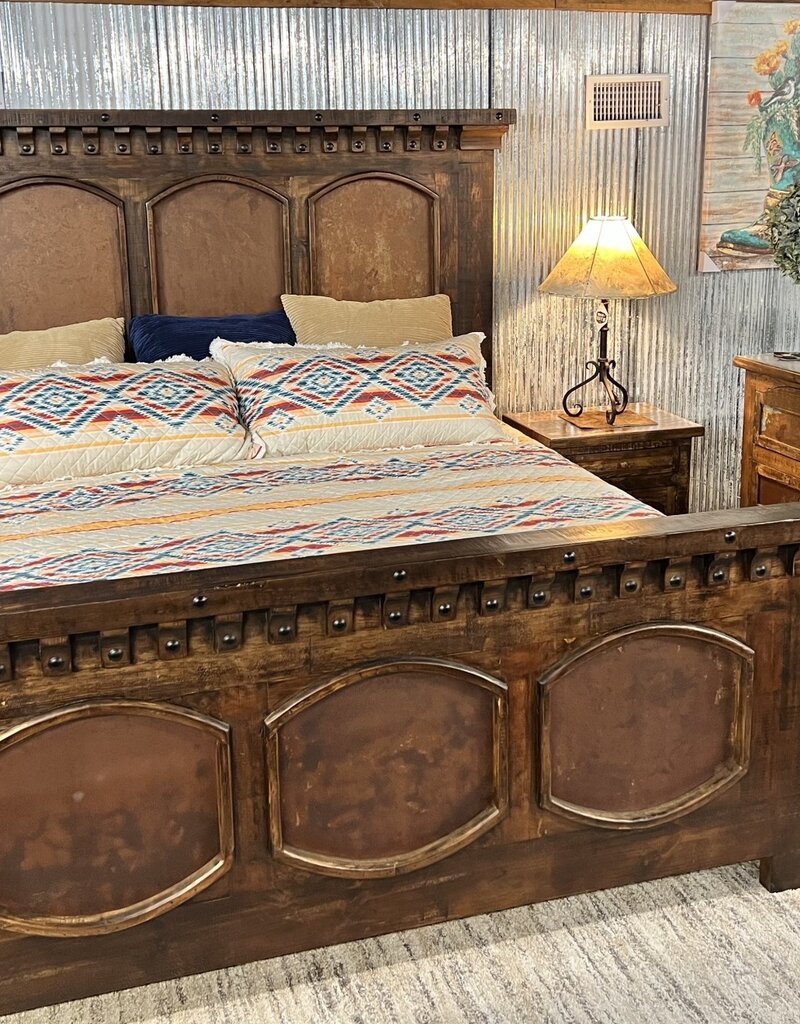 Rusty King Bed