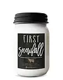 Farmhouse Mason Jar 13 oz First Snowfall