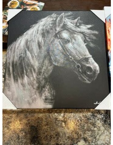Horse in the Wind Canvas-