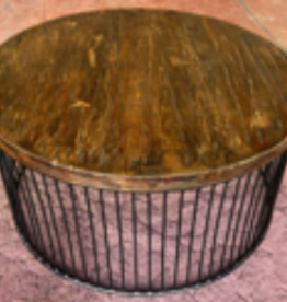 Bongo Coffee Table Metal/Oldwood