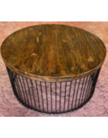 Bongo Coffee Table Metal/Oldwood