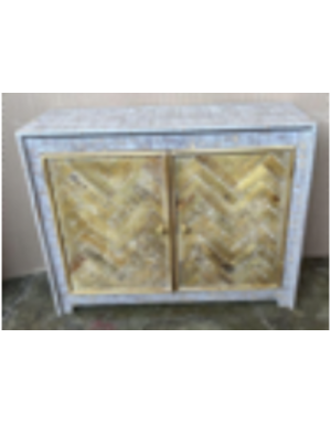 45" Zig Zag Console - Birch