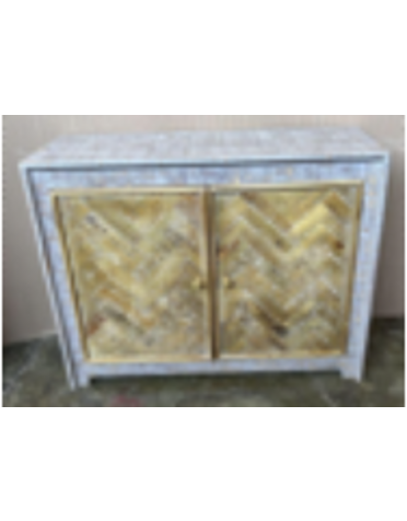 45" Zig Zag Console - Birch