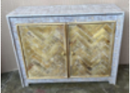 45" Zig Zag Console - Birch