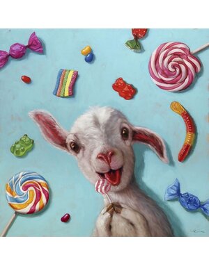 Candy Lamb Canvas 15x15