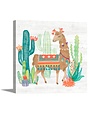 Desert Llama Canvas 15x15