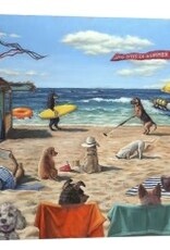 Dog Days of Summer Canvas 15x15