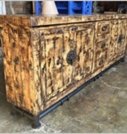 100" Golden Bark Console