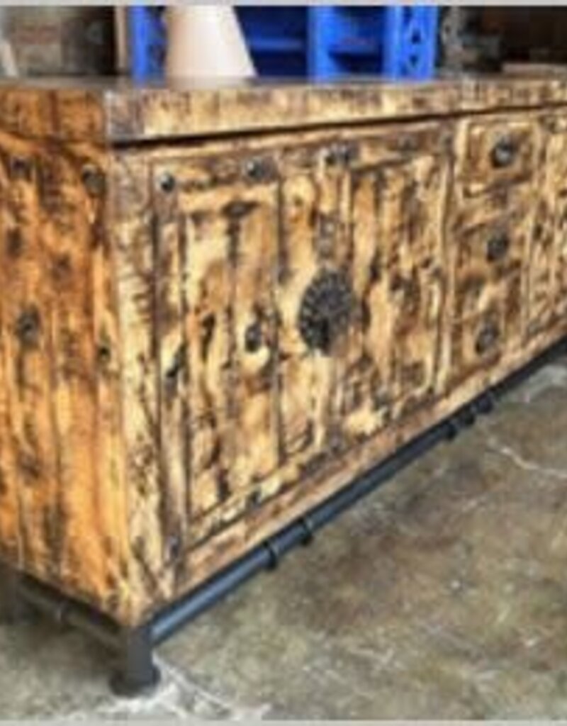 100" Golden Bark Console