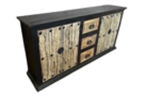 84" Into the Woods Console - Black Lightning