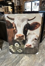 Flower Cows Canvas