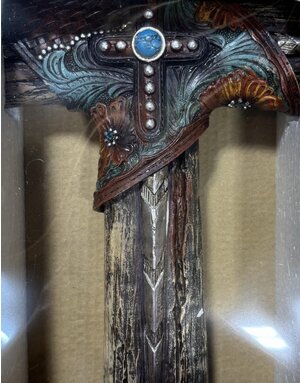Leather Wall Cross