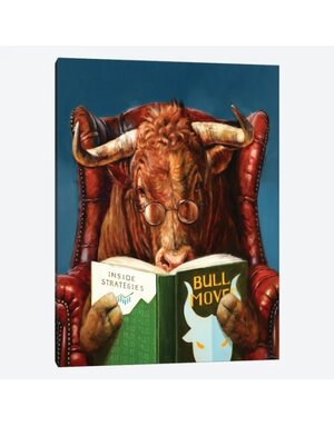 Bull Moves Canvas