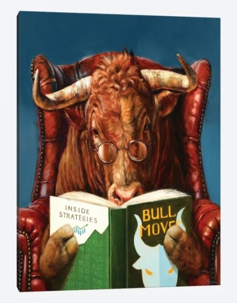 Bull Moves Canvas