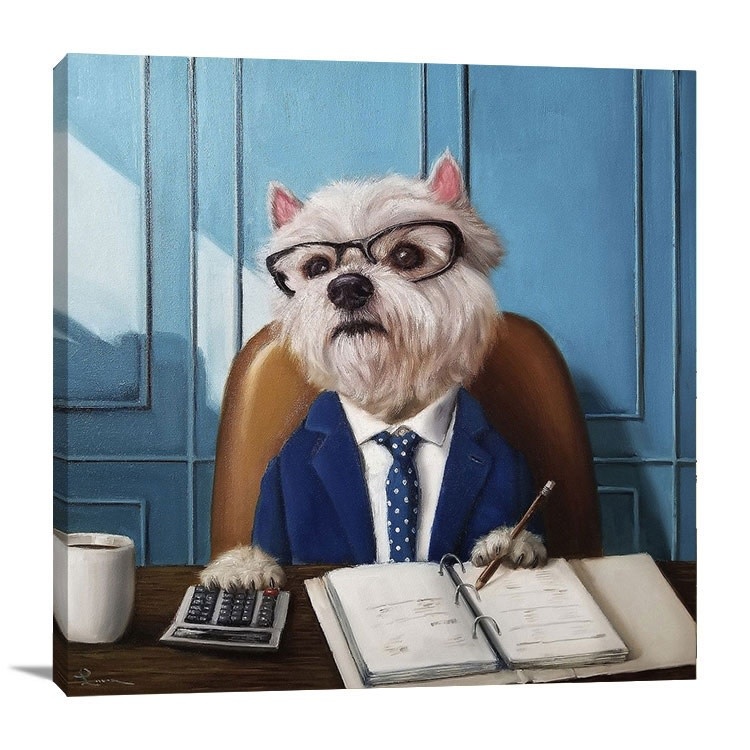 Doggy Business Canvas 15x15