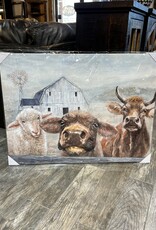 Farm Animals at Farm Canvas